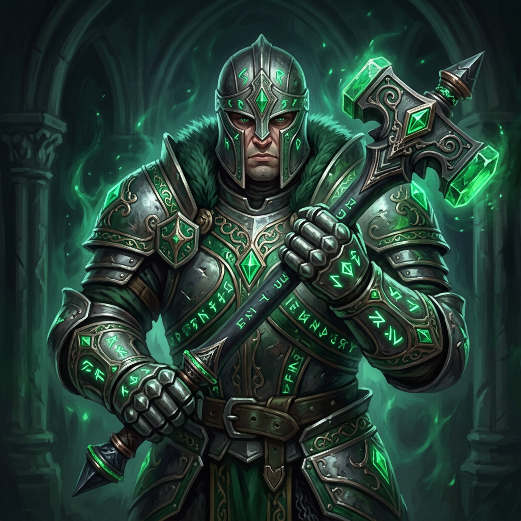 Warden class character portrait